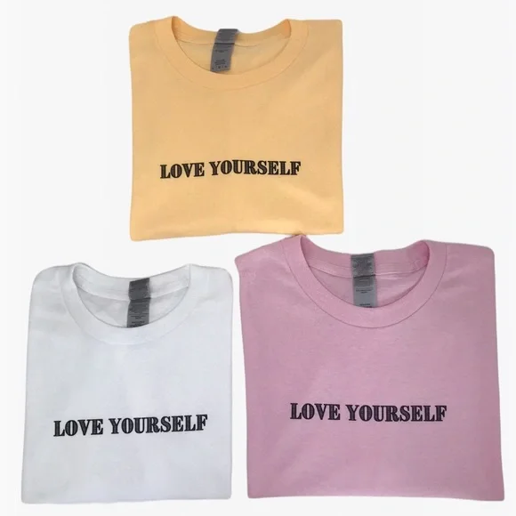 LOVE YOURSELF Unisex Adult 100% Cotton T-Shirts - Various - Picture 9 of 9